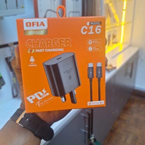 Ofia 35w super fast charger (model c16) – usb c power adapter