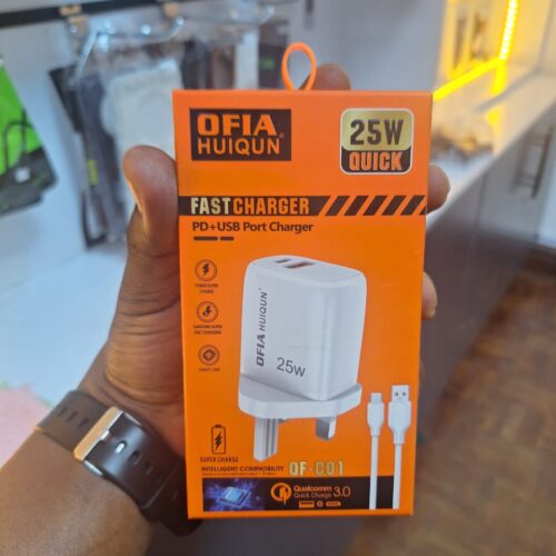Ofia hioqun 25w fast charger – model of c01