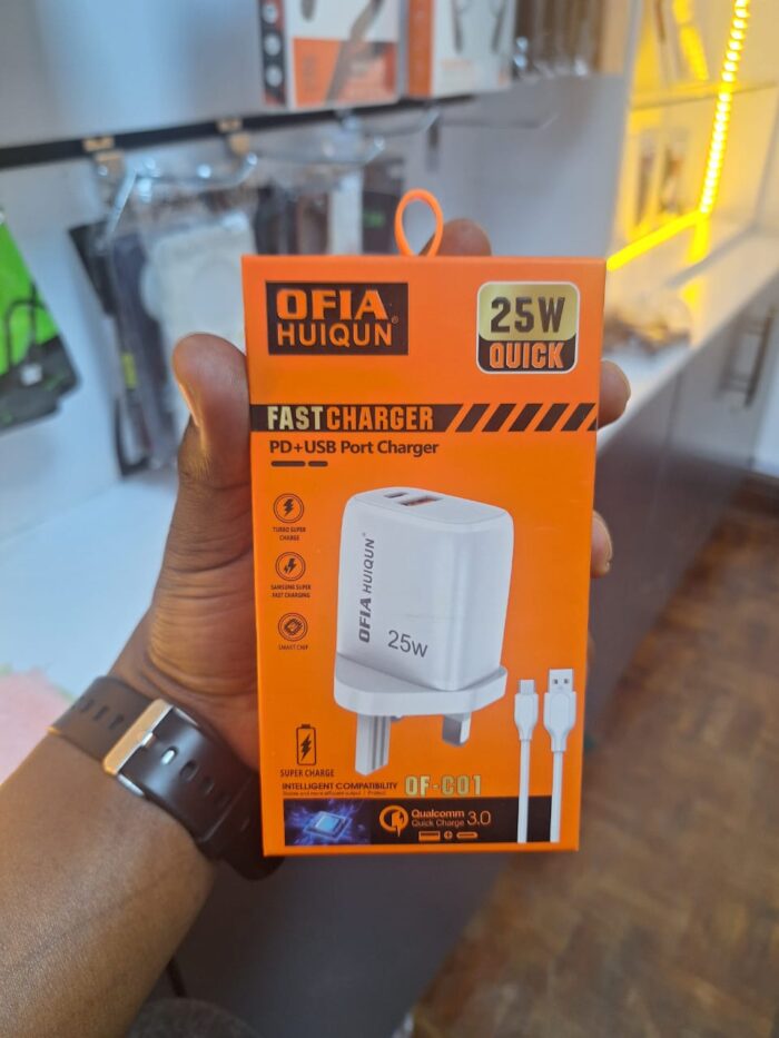 Ofia hioqun 25w fast charger – model of c01